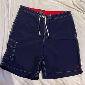 Polo by Ralph Lauren Navy Bathing Suit Mens Medium
